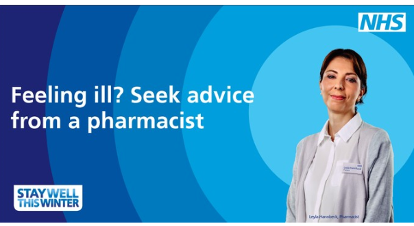 Feeling ill, seek advice from a pharmacist Feeling ill, seek advice from a pharmacist